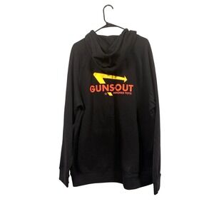 Guns-Out Armored Toys Black Pullover Hoodie 2XL Logo Graphic Sweatshirt